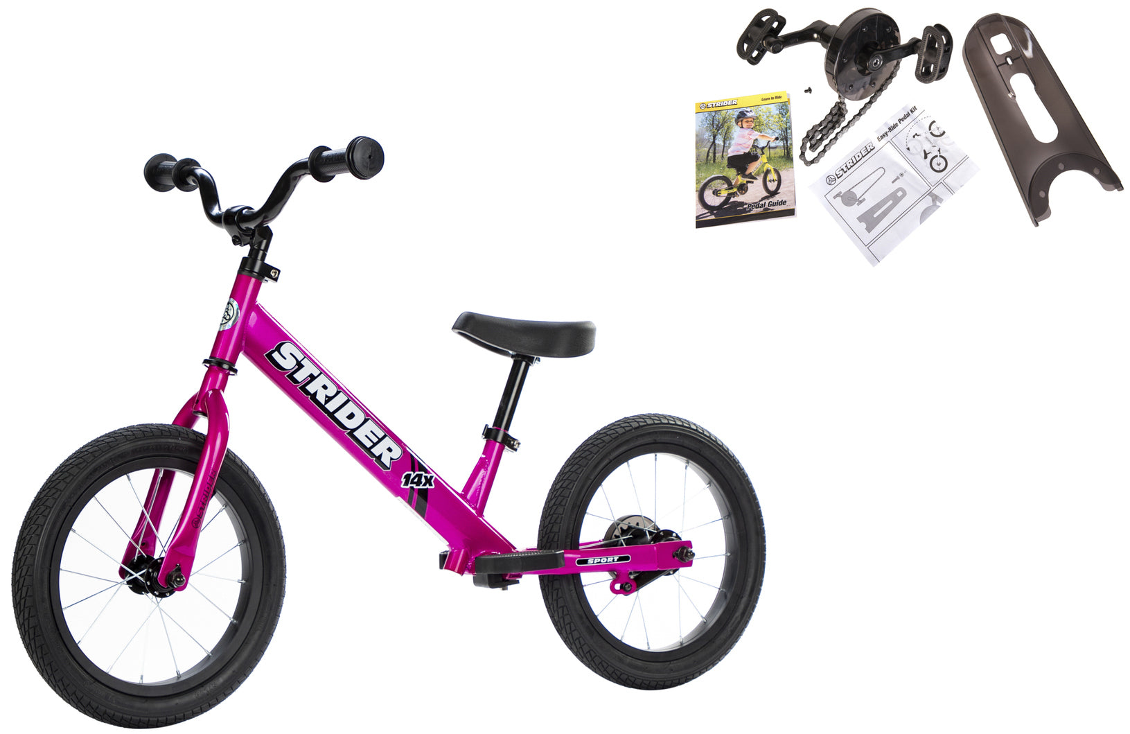 Pedal kit for online balance bike