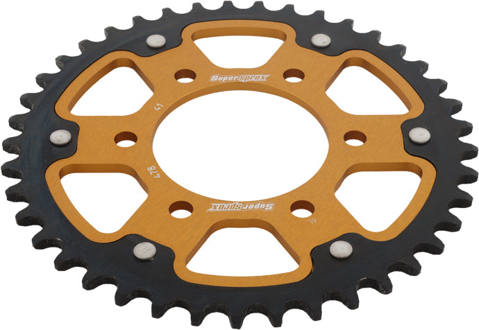 Rear Stealth Sprocket Alu/Stl 41t 530 Gld Kaw/Suz/Yam