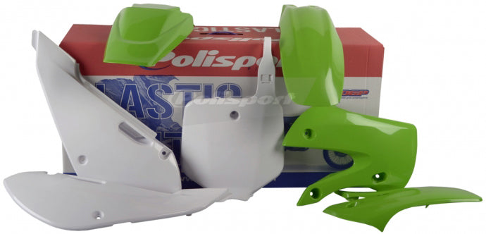 Plastic Body Kit Green/White