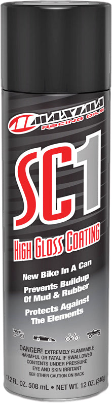 SC1 Clear Coat Silicone Magic Spray New Bike in a Can 12oz