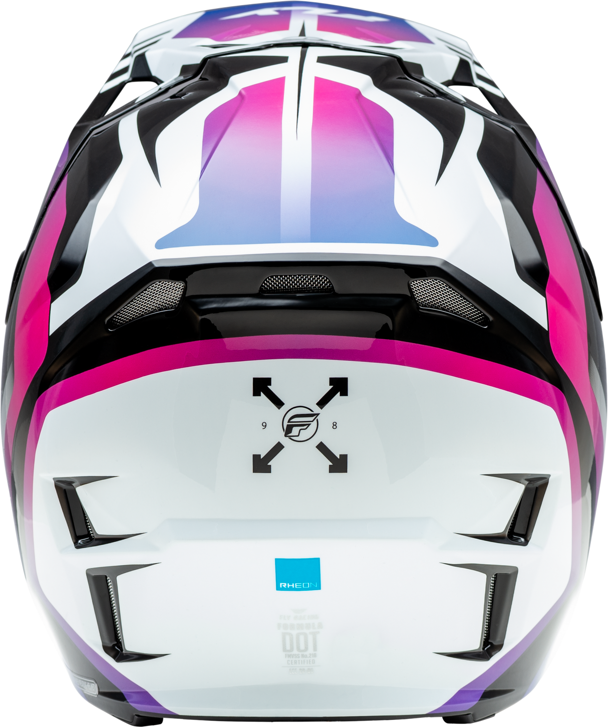 Youth Formula Cp Krypton Helmet White/Black/Purple Yl