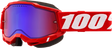 Accuri 2 Snowmobile Goggle Neon Red Mirror Red/Blue Lens