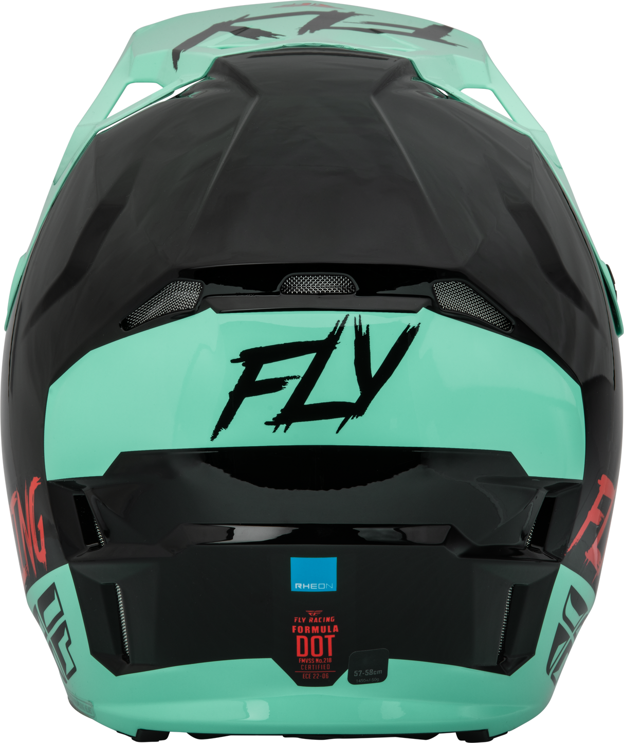 Youth Formula Cp S.E. Rave Helmet Black/Mint/Red Yl