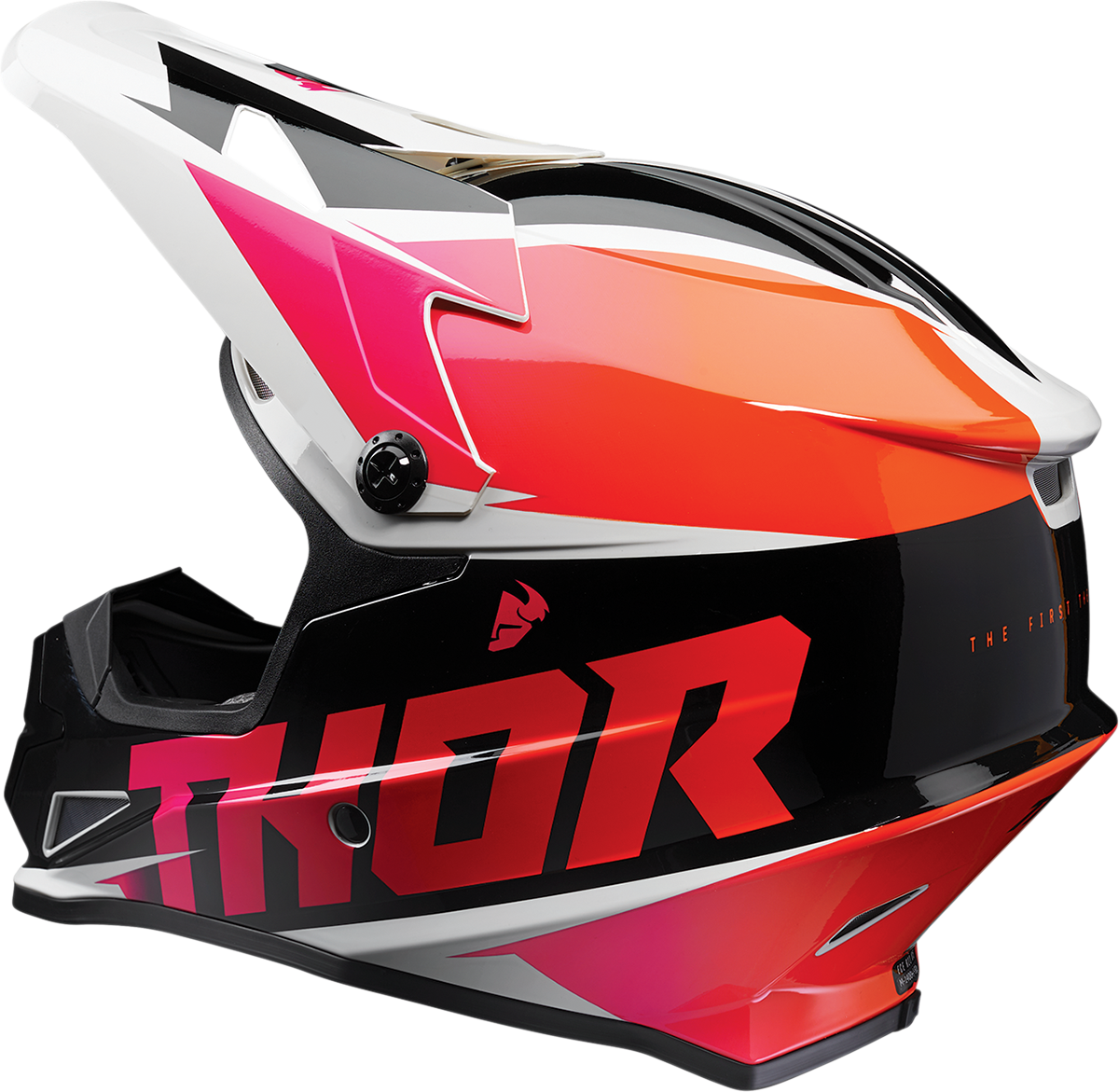 THOR Sector Helmet - Fader - Orange/Magenta - Dirt Bike Motocross