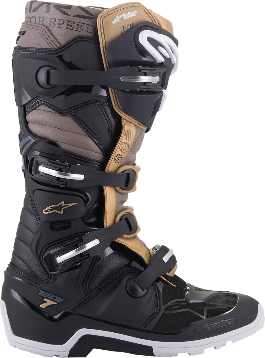 ALPINESTARS Tech 7 Enduro Drystar Boots - Black/Gray/Gold