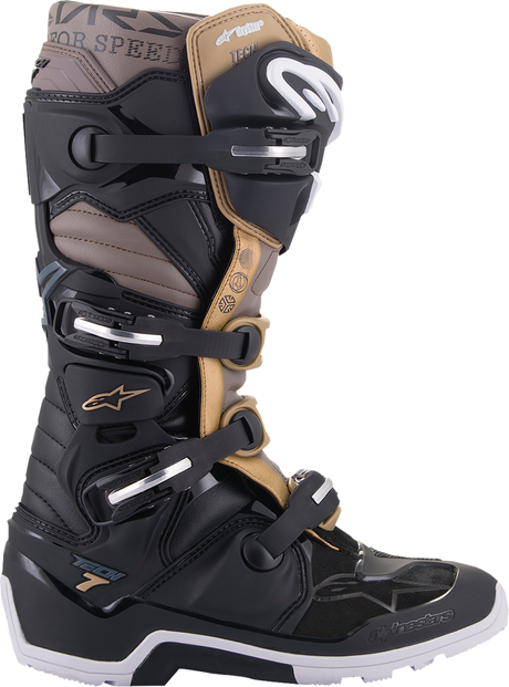 ALPINESTARS Tech 7 Enduro Drystar Boots - Black/Gray/Gold