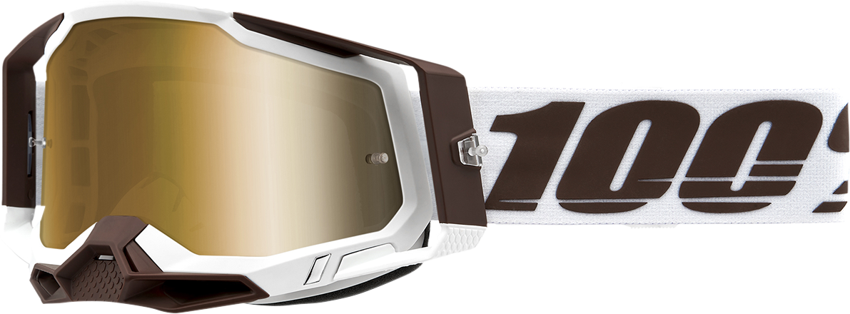 100% Racecraft 2 Goggles - Snowbird - True Gold 50010-00007