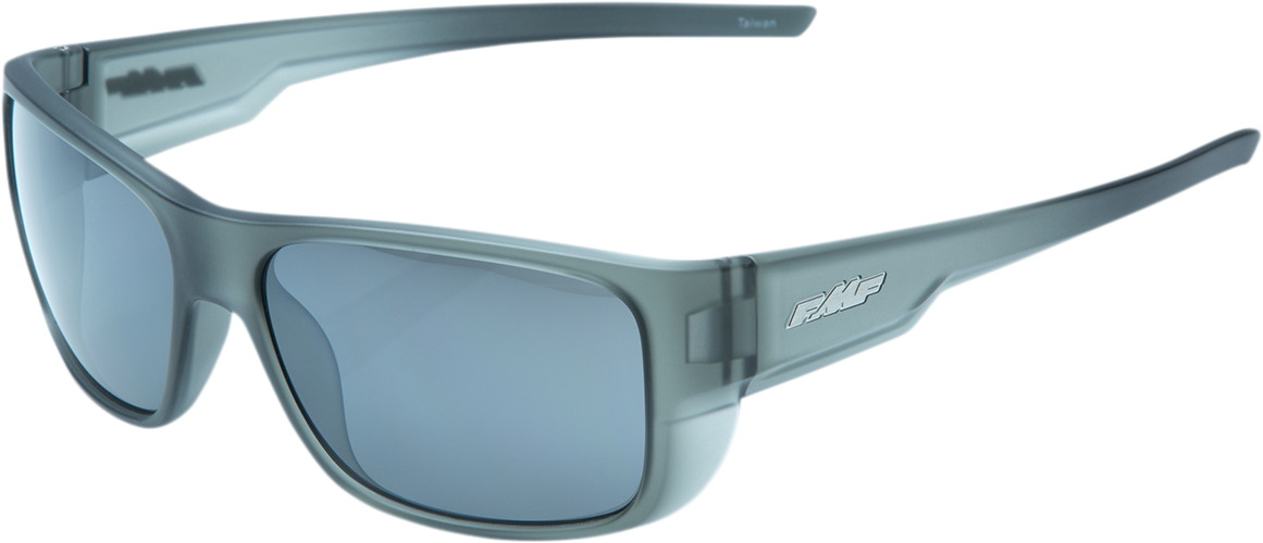 FMF Throttle Sunglasses - Matte Crystal Smoke - Silver Mirror Lens F-61501-252-01