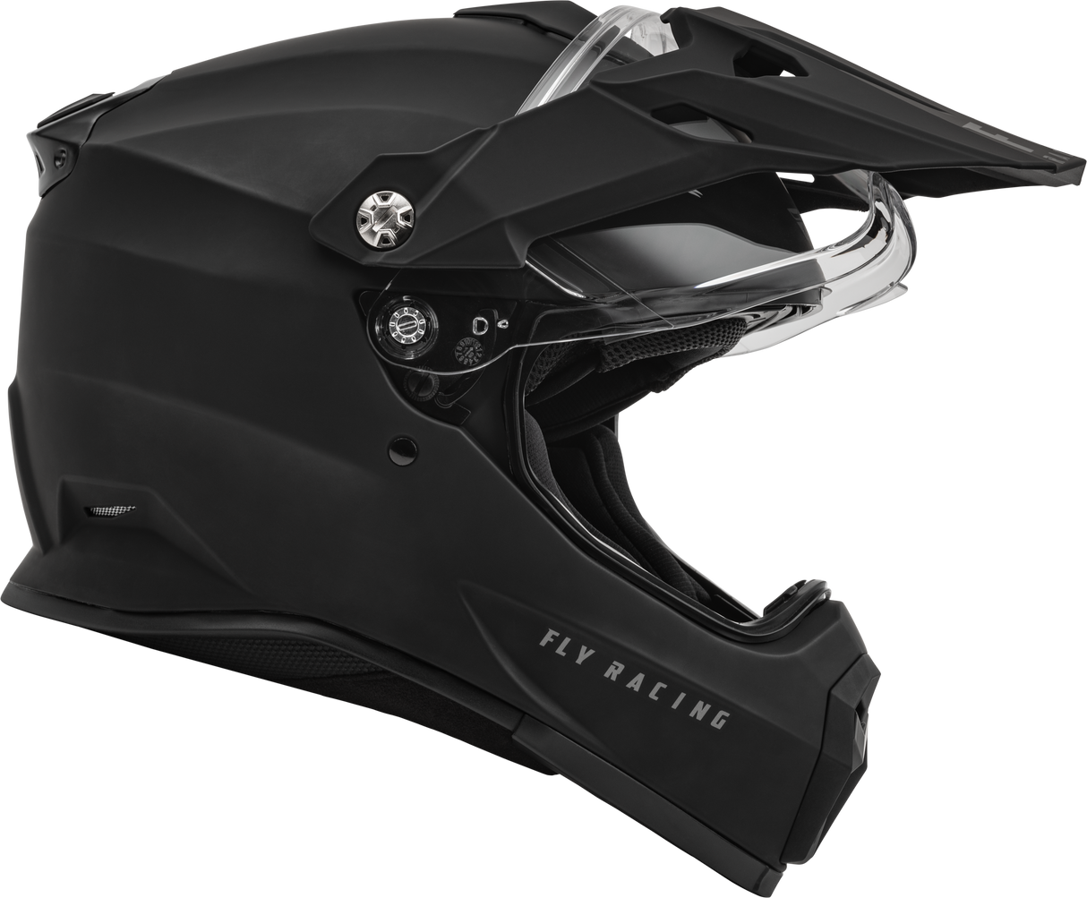 Trekker Solid Helmet Matte Black Lg