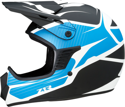 Z1R Child Rise Helmet - Flame - Blue - S/M 0111-1435