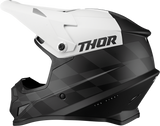 THOR Sector Helmet - Birdrock - Black/White & Gray/Acid