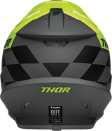 THOR Sector Helmet - Birdrock - Black/White & Gray/Acid