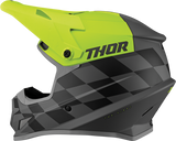 THOR Sector Helmet - Birdrock - Black/White & Gray/Acid