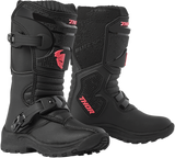 THOR Mini Blitz XP Boots - Black & Black/Pink - Child Kids