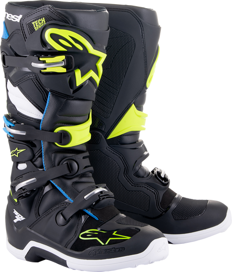 ALPINESTARS Tech 7 Boots - Black and Multi-Color Options - 2012014