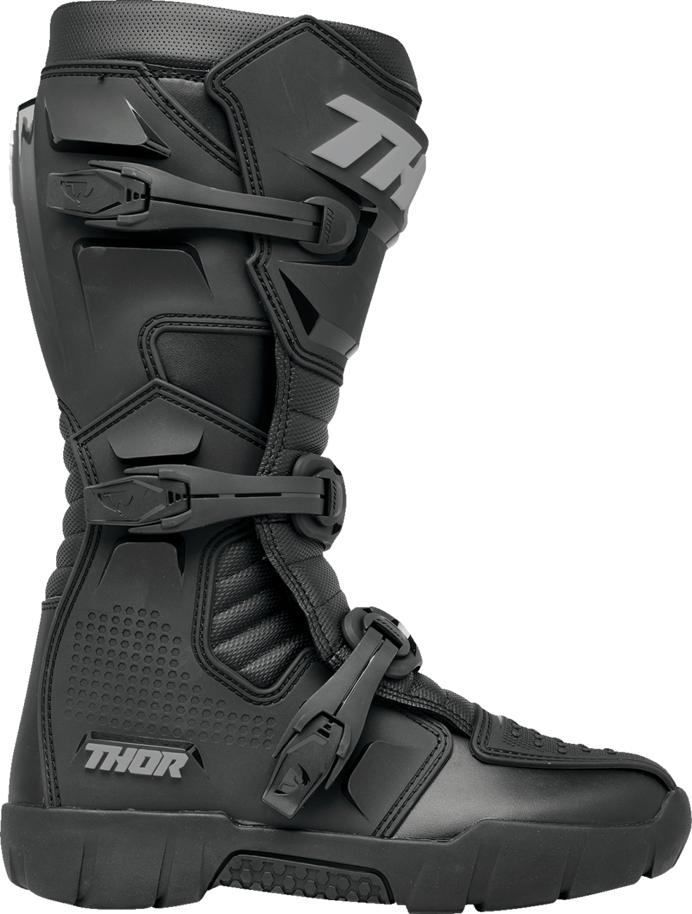 THOR Blitz XR Trail Boots - Black/Gray - Dirt Bike Motocross