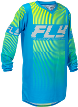 FLY RACING YOUTH F-16 JERSEY BLUE/HI-VIS