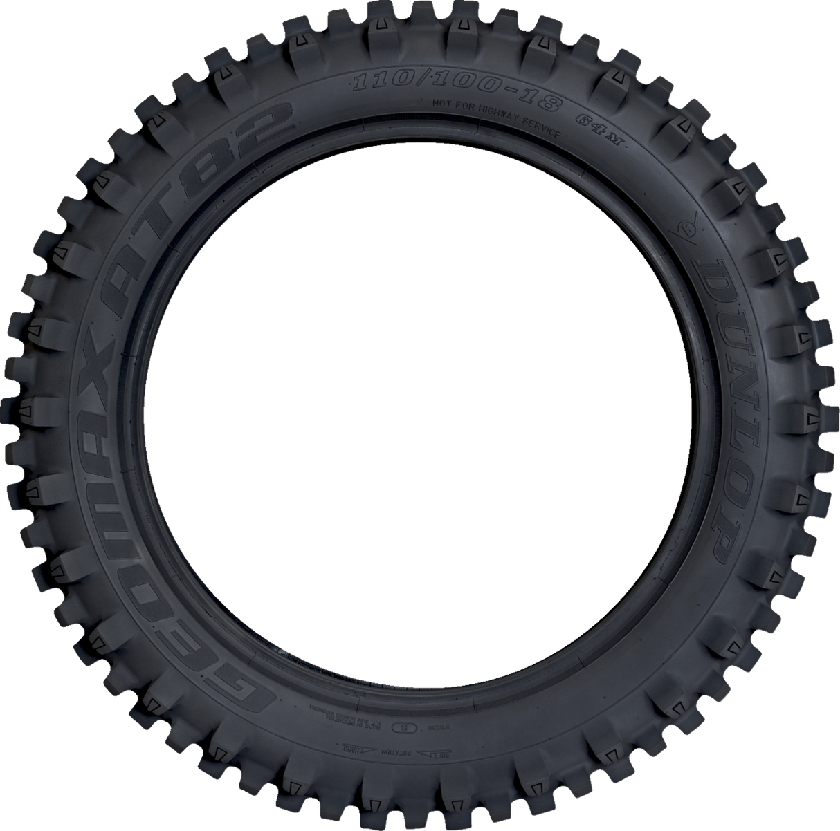 DUNLOP Tire - Geomax AT82 - Rear - 120/90-18 - 45261505