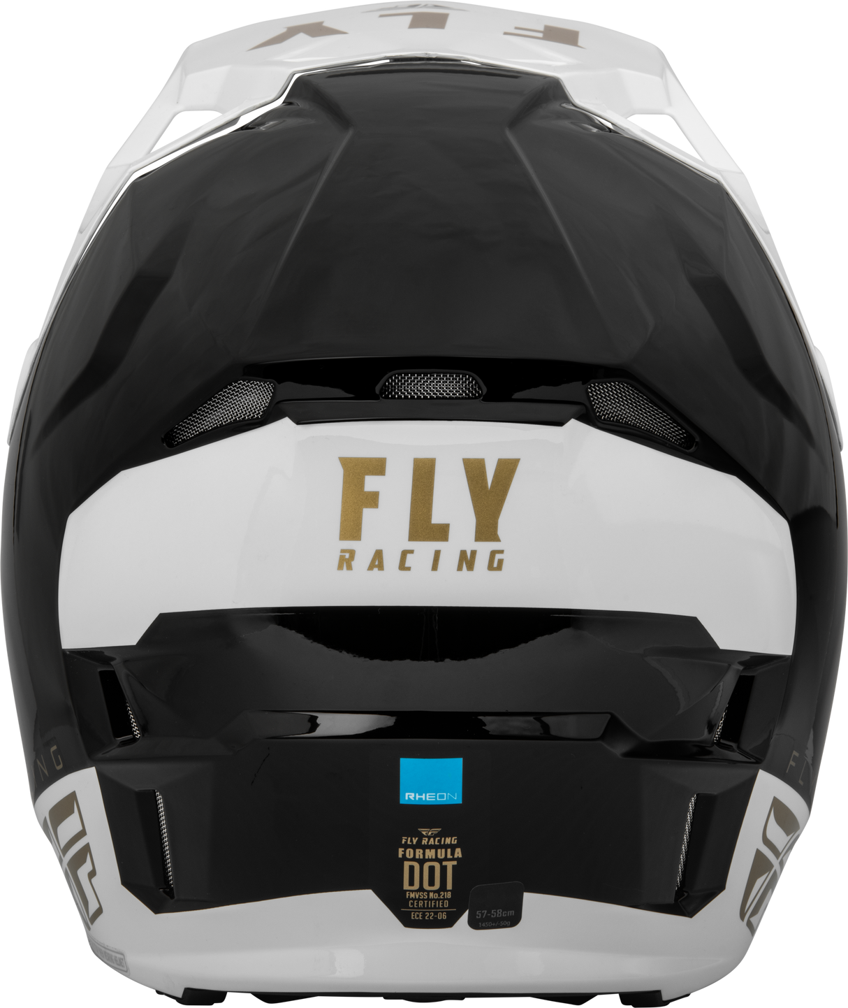 Youth Formula Cp Slant Helmet Black/White/Gold Yl