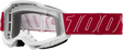 Accuri 2 Goggle Redline Clear Lens