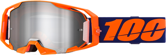 Armatic Goggle Neon Org Mirror Silvr Flash