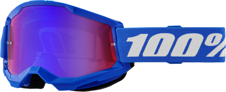 Strata 2 Goggle Blue Mirror Red/Blue Lens