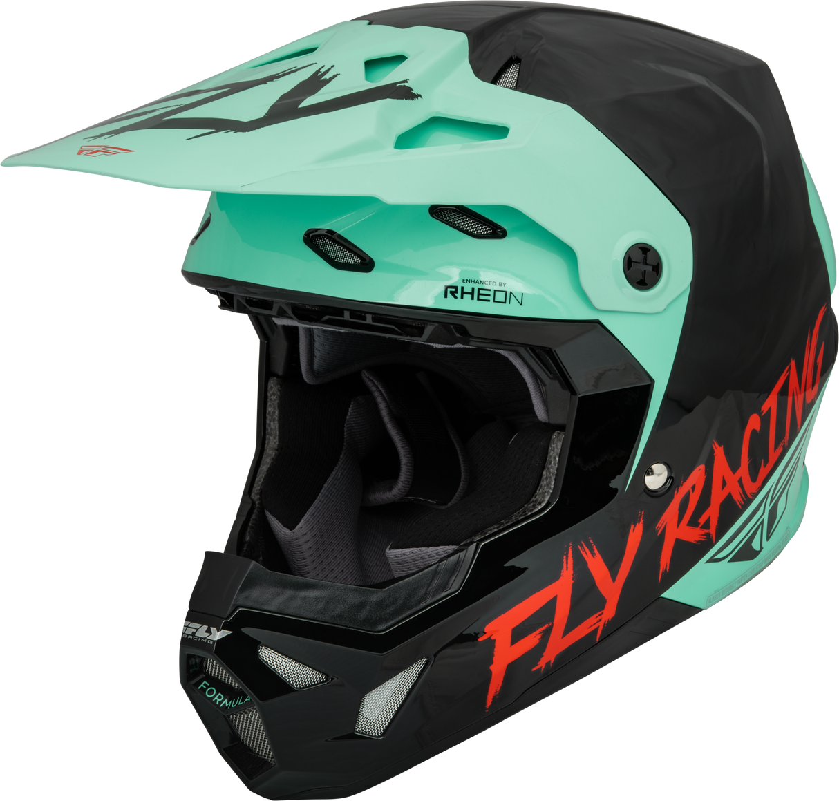 Youth Formula Cp S.E. Rave Helmet Black/Mint/Red Yl