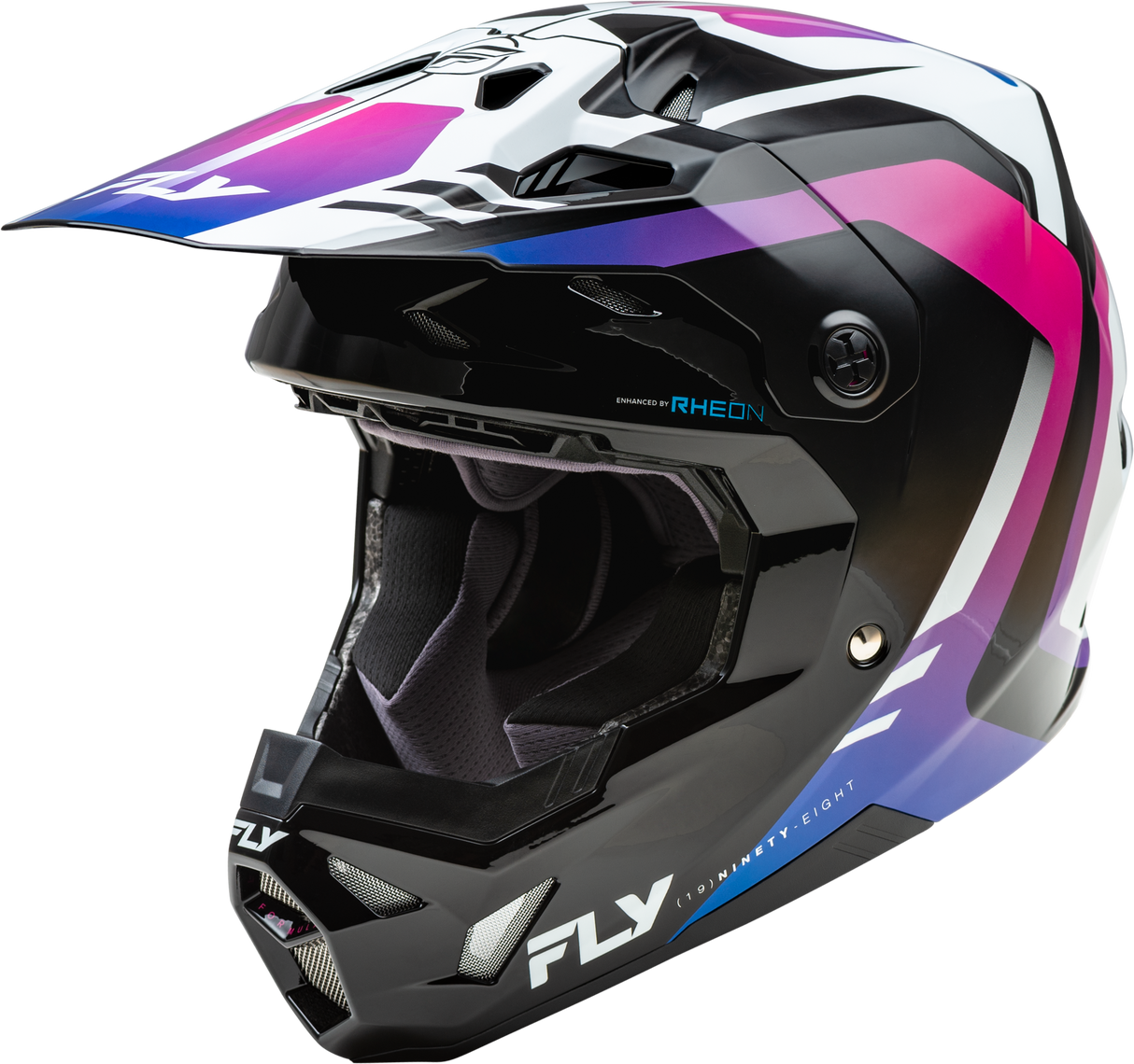 Youth Formula Cp Krypton Helmet White/Black/Purple Yl