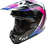 Youth Formula Cp Krypton Helmet White/Black/Purple Yl