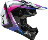 Youth Formula Cp Krypton Helmet White/Black/Purple Yl