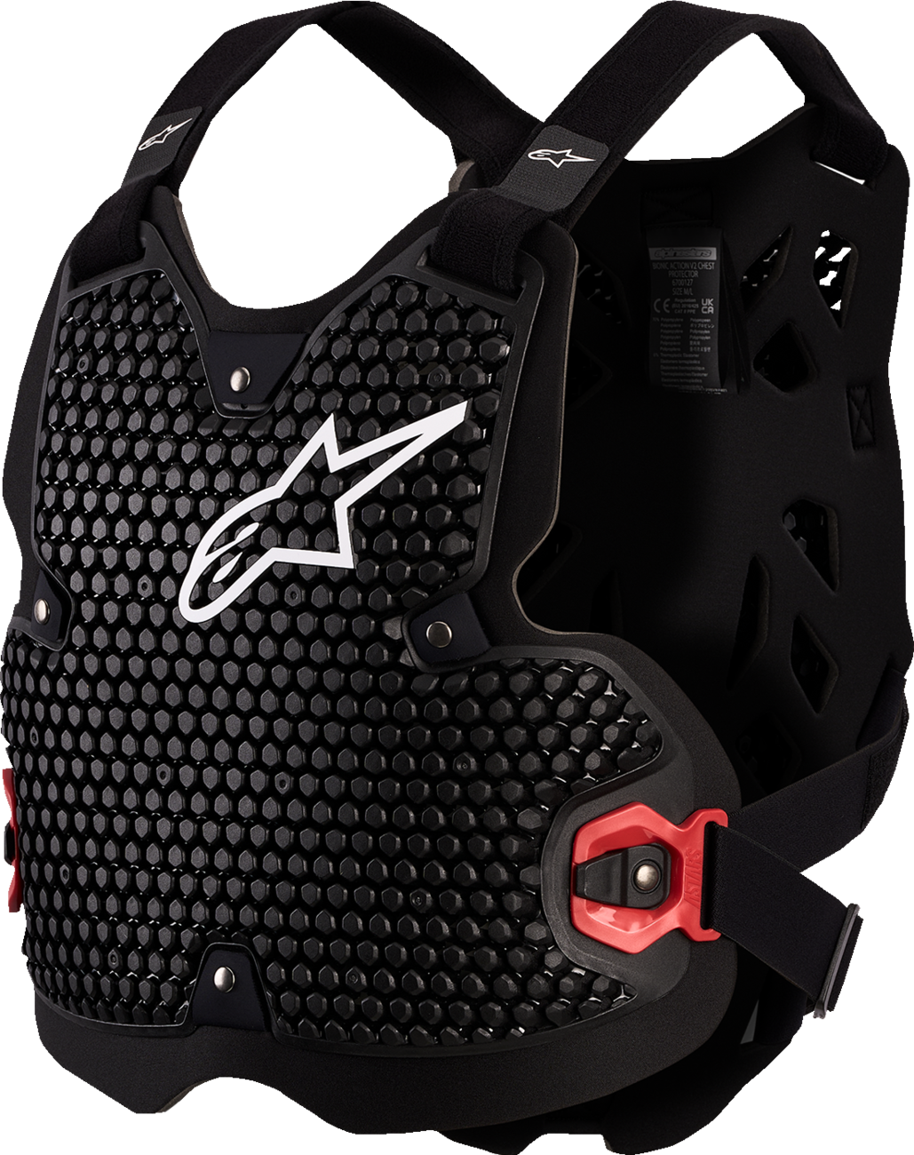 ALPINESTARS Bionic Action v2 Chest Protector - Black/White - M/L 6700127-12-M/L