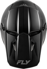 Youth Kinetic Solid Helmet Matte Black Ys