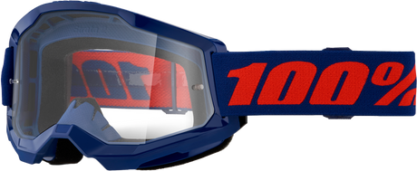 Strata 2 Goggle Navy Clear Lens