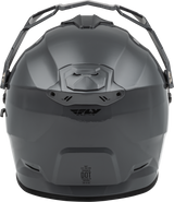 Trekker Cw Solid Helmet Dual & Elec Shield - Grey & Matte Black