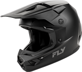 Youth Kinetic Solid Helmet Matte Black Ys