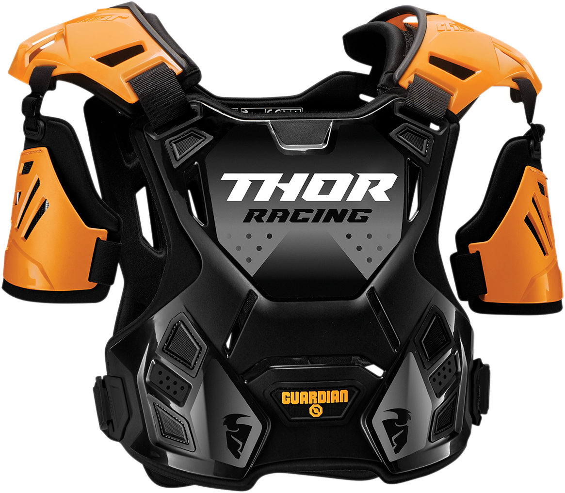 THOR Youth Guardian Roost Deflector - Orange/Black - S/M 2701-0971