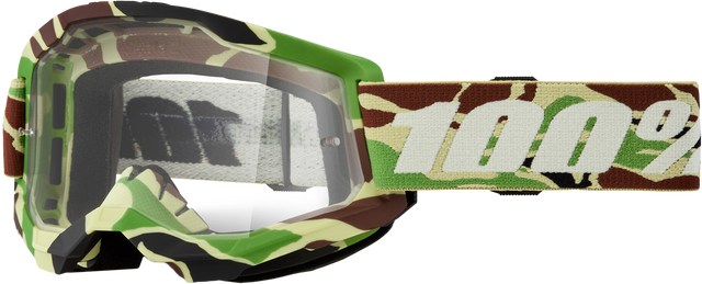 Strata 2 Goggle War Camo Clear Lens