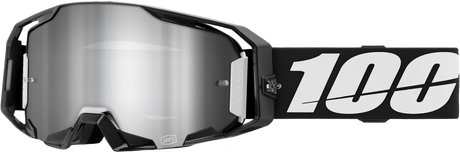 Armatic Goggle Black Mirror Silver Flash Lens