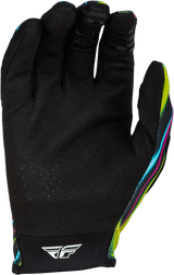 Men's Lite Warped Gloves Black/Pink/Electric Blue - Small Only