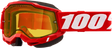 Accuri 2 Snowmobile Goggle Neon Red Yellow Lens