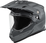 Trekker Solid Helmet Grey 2x