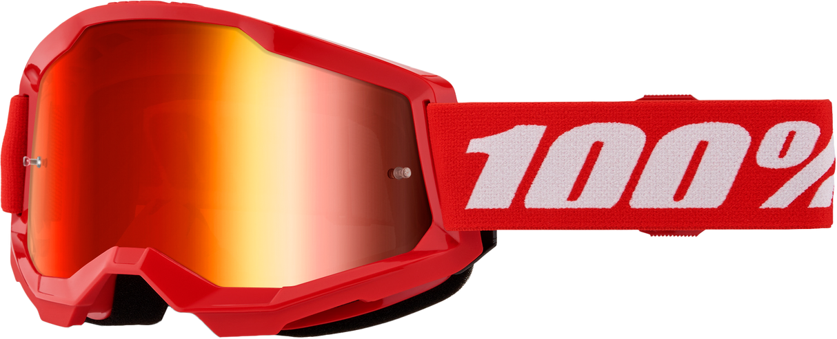 Strata 2 Goggle Red Mirror Red Lens