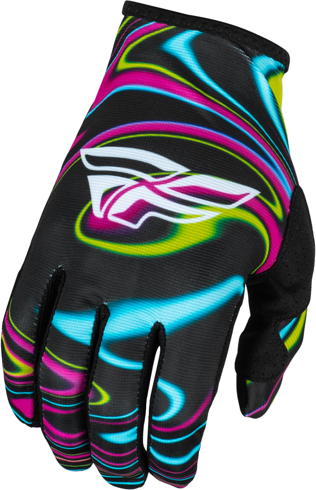 Men's Lite Warped Gloves Black/Pink/Electric Blue - Small Only