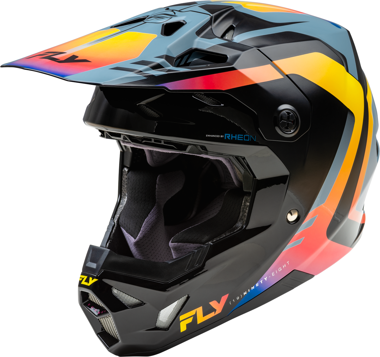 Youth Formula Cp Krypton Helmet Grey/Black/Electric Fade Yl