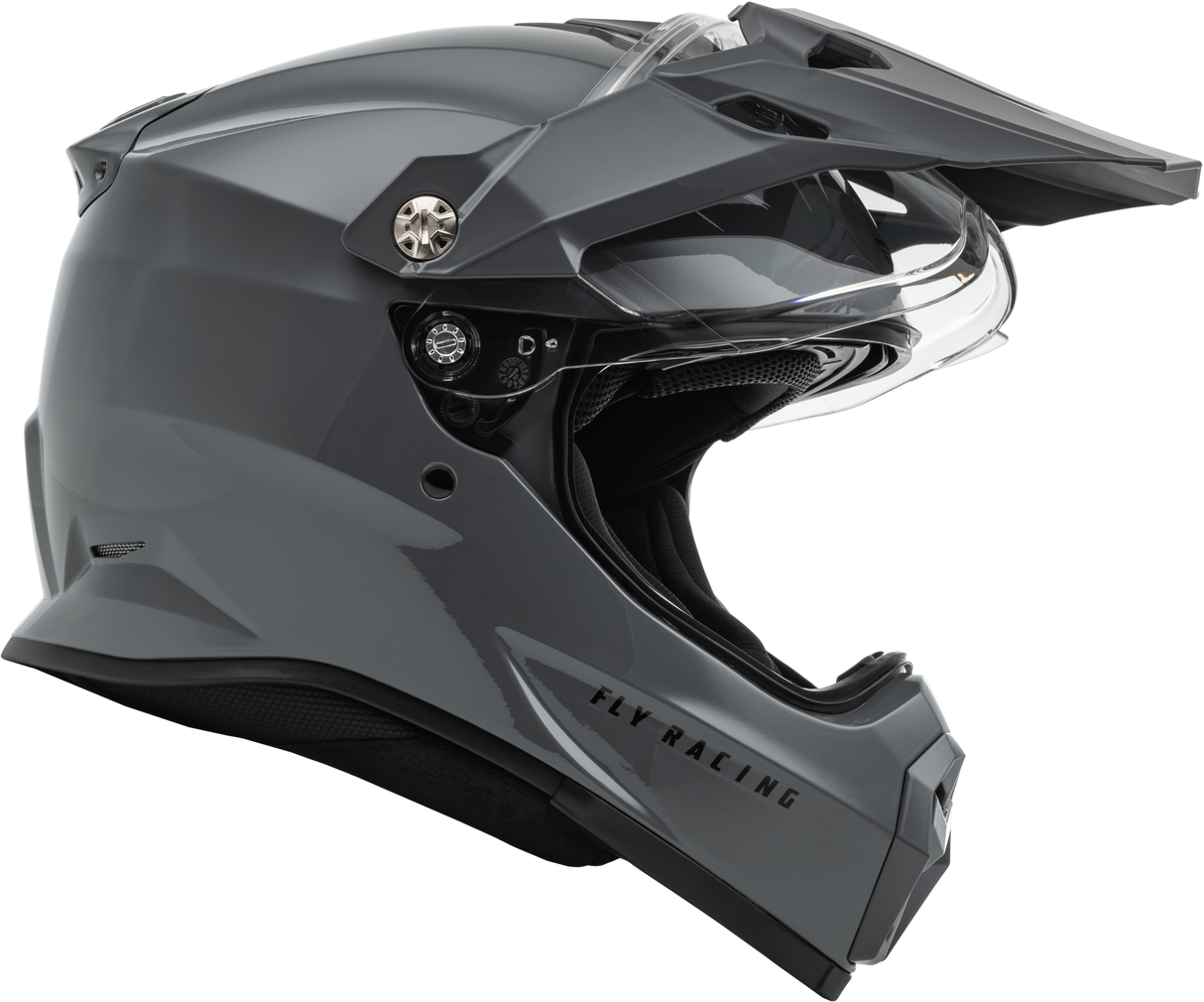 Trekker Solid Helmet Grey Lg