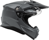 Trekker Solid Helmet Grey Lg