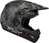 FLY RACING Kinetic S.E. Kryptek Helmet - Matte Moss Grey/Black