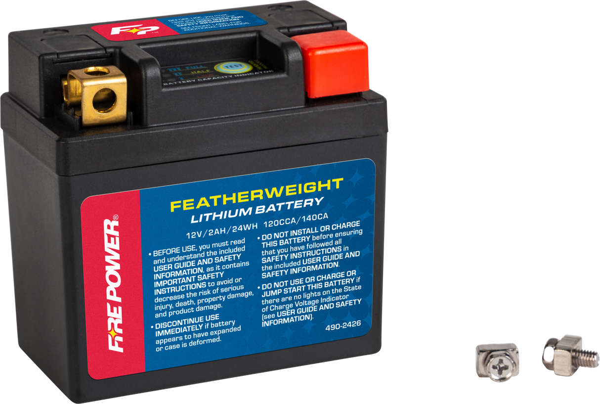 Featherweight Lithium Battery 120 Cca 12v/24wh