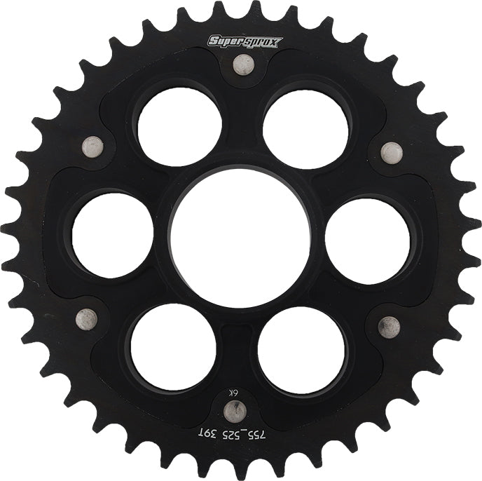 Rear Stealth Sprocket Alu/Stl 39t 525 Blk Duc