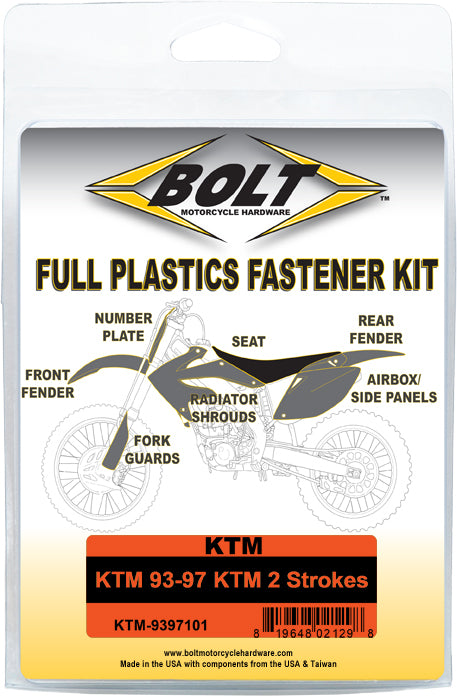 Full Plastic Fastener Ktm